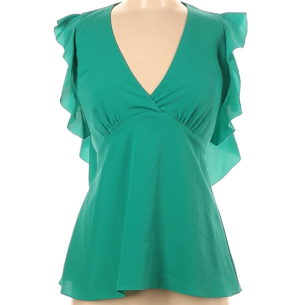 BCBG Generation open back ruffle top, XS